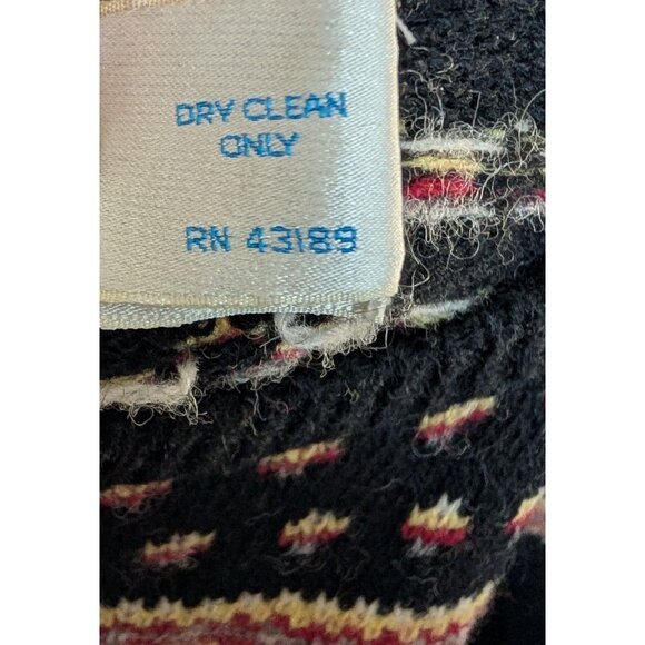 Vintage Components Susan Bristol 100% Shetland Wool Reindeer Christmas Sweater - Picture 10 of 10